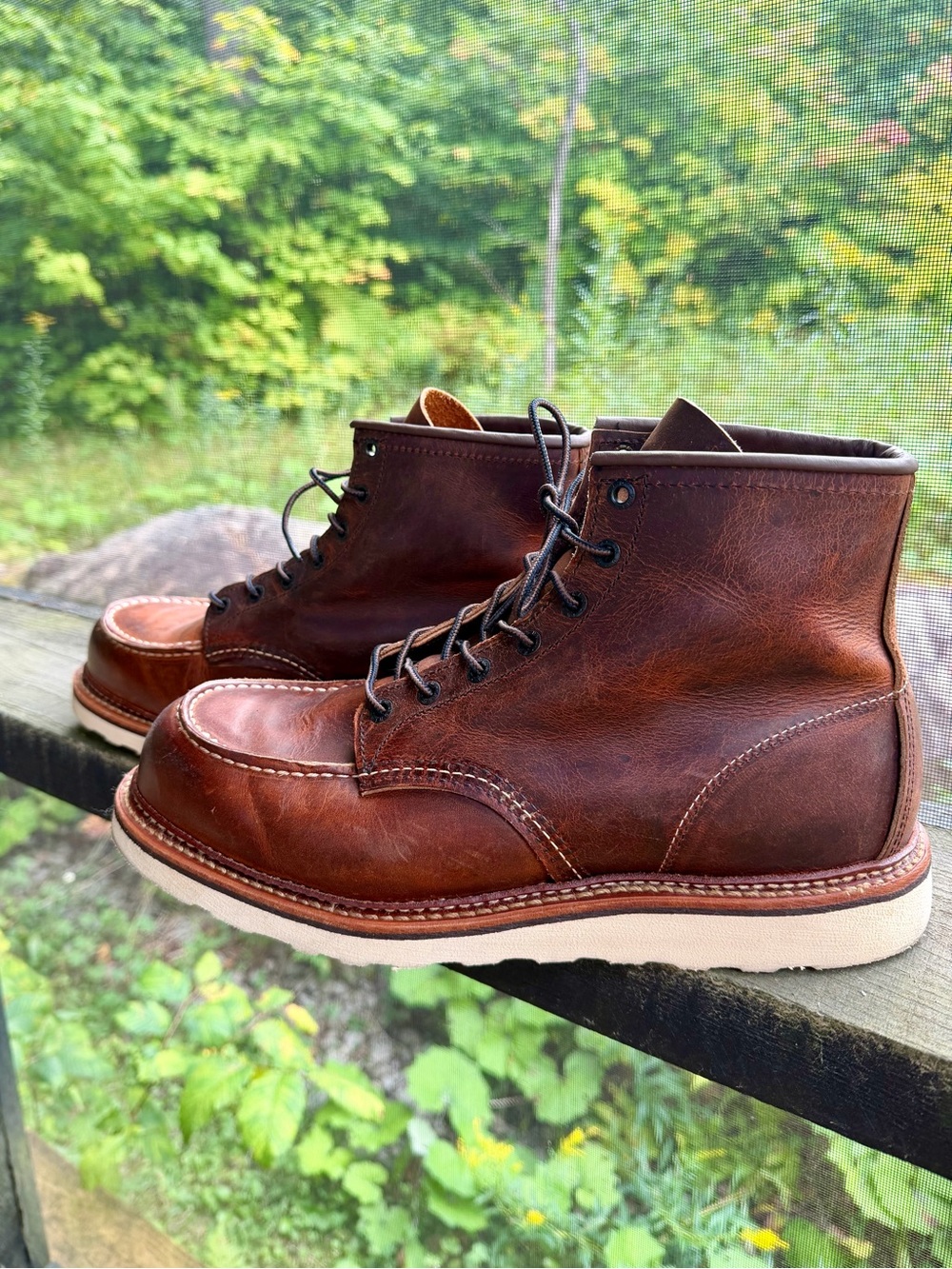 Red Wing Heritage 1907 Classic Moc Toe Boots - Copper Rough & Tough Size 11D
